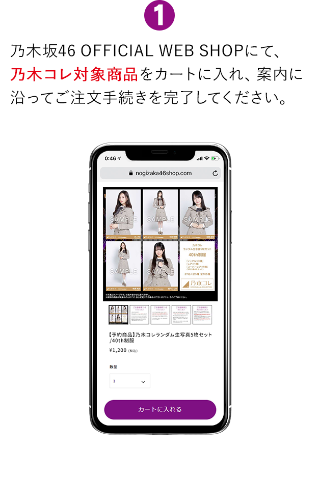 乃木坂46 生写真 ※商品詳細をよくお読み下さい 乃木コレ | 乃木坂46 OFFICIAL WEB SHOP