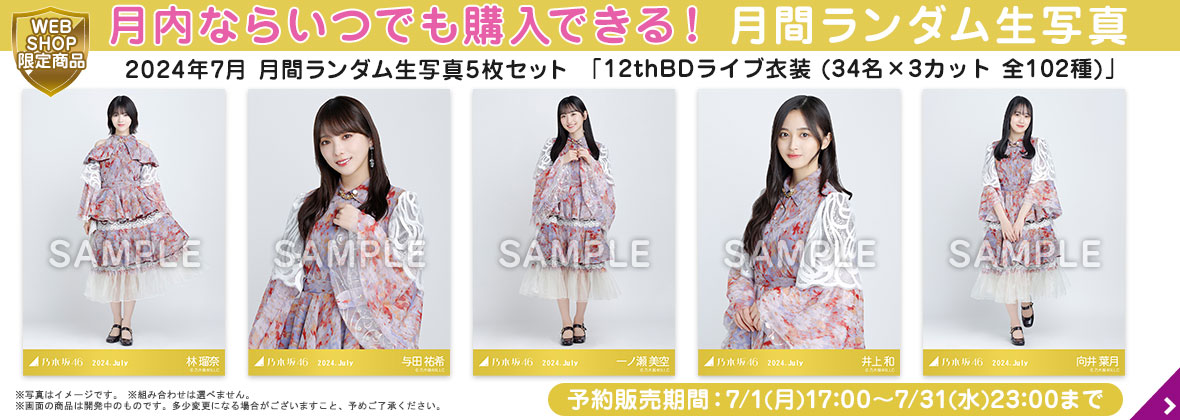 乃木坂46 OFFICIAL WEB SHOP | 乃木坂46 グッズ通販サイト 