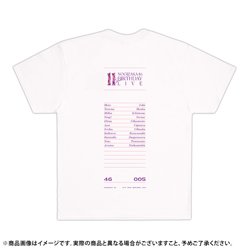 乃木坂46 10TH YEAR BIRTHDAY LIVE Tシャツ 直筆サイン入り 齋藤飛鳥 