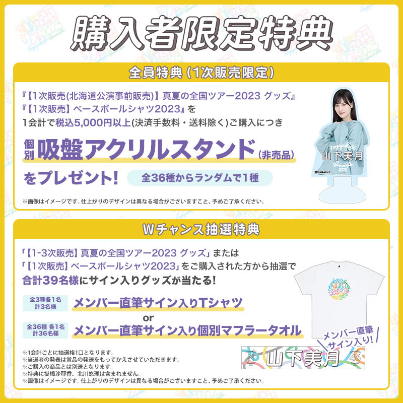 乃木坂46 個別吸盤アクリルスタンド(非売品) 真夏の全国ツアー2023