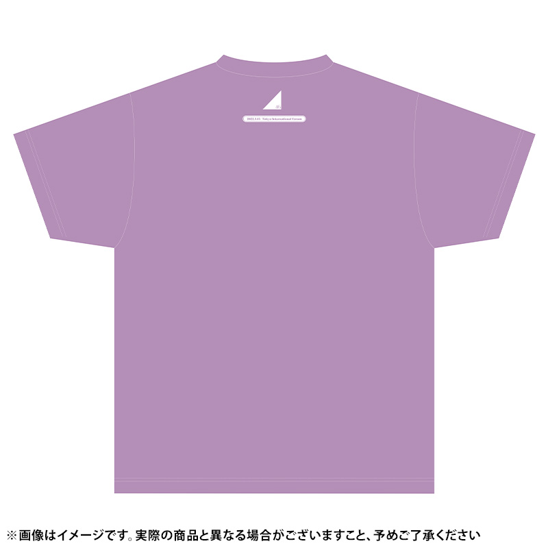 【4月下旬～5月上旬より配送】Tシャツ 紫/「の」フェス