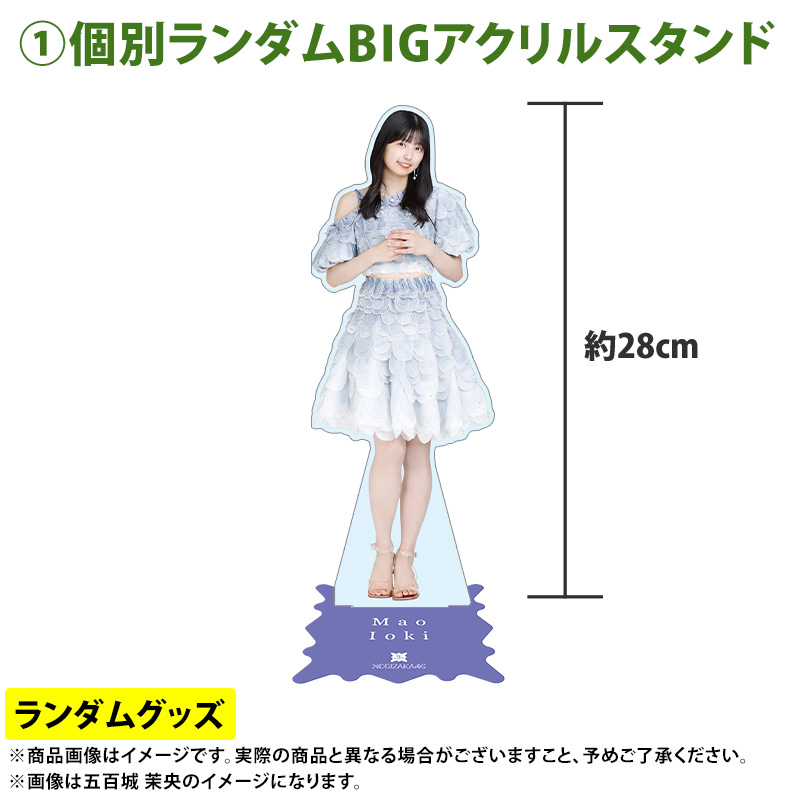 乃木坂46 与田祐希 2024 ランダム福袋BIGアクリルスタンドユニット名乃木坂46